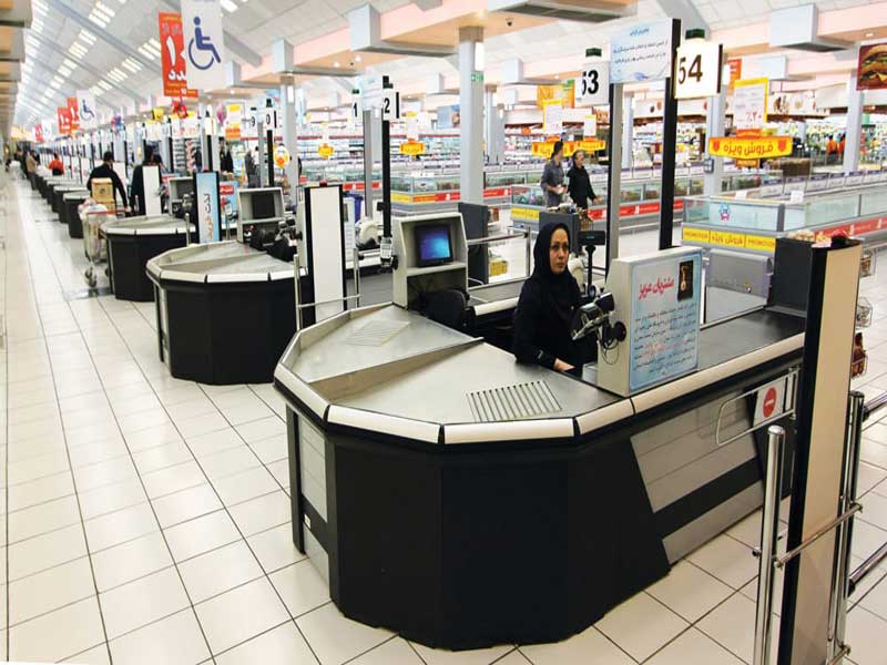 میز چک اوت فروشگاهی و پیشخوان مغازه