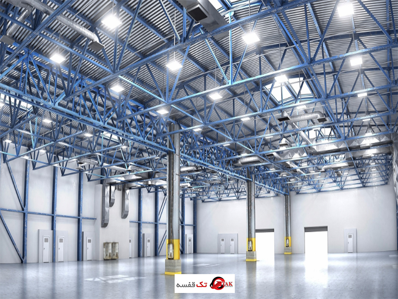 نورپردازی و روشنایی انبار و فروشگاه،