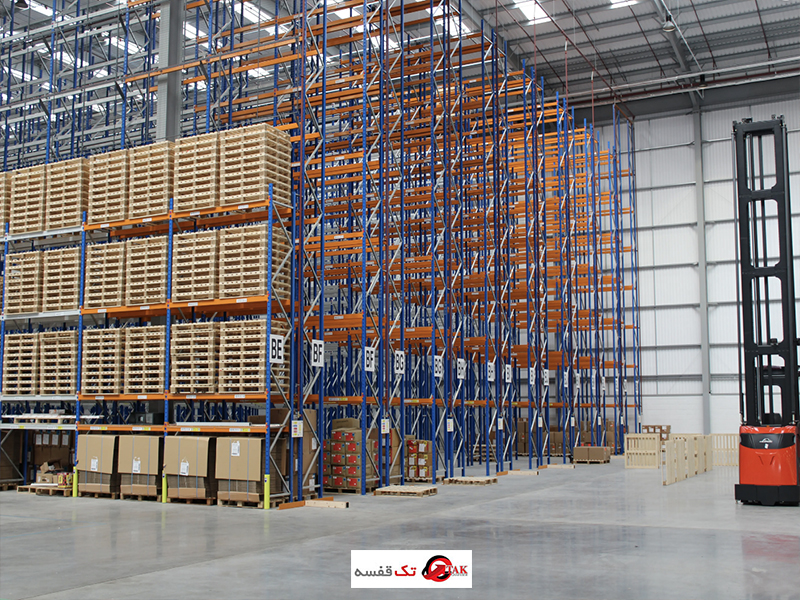 قفسه راهروی بسیار باریک (VNA) Very Narrow Aisle