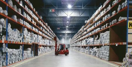 کالای رول شده مثل فرش را چگونه قفسه بندی کنیم؟