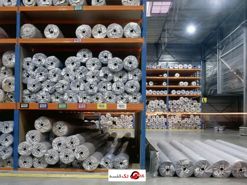 کالای رول شده مثل فرش را چگونه قفسه بندی کنیم؟